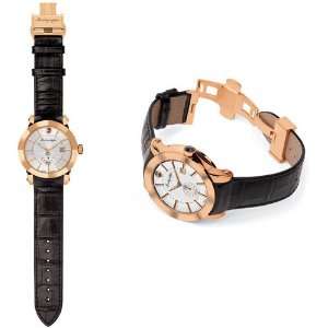 com Montegrappa Lifestyle Collection Rose Gold with White Face Watch 