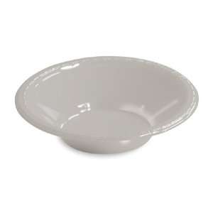  Silver Gray Plastic Bowls   Bulk
