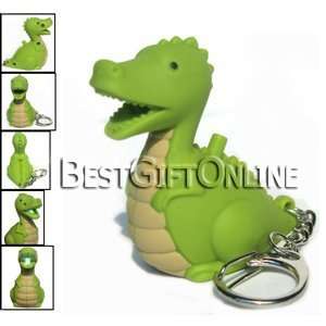  3x Dinosaur LED Key Chain with Sound (Pack of 3pcs)