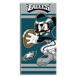  Philadelphia Eagles NFL Emblem Fiber Reactive Beach Towel 