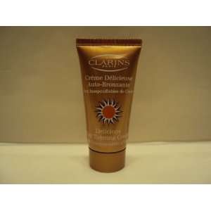 Clarins Delicious Self Tanning Cream Face & Body, .7 oz / 20 ml (DLX 