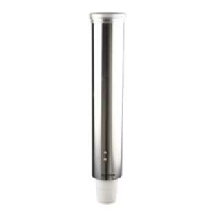 San Jamar SAN C4150SS   Small Pull Type Water Cup Dispenser, Stainless 