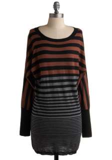 Evening Onset Sweater by Jack by BB Dakota   Black, Stripes, Long 