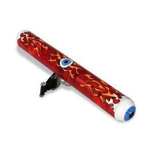  Mini Yo Stick with Lights Red with Flames Toys & Games