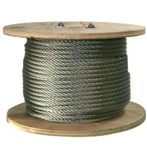   Coast Wire Rope S516250 500 Ft of Stainless Steel Wire Rope 5/16 inch