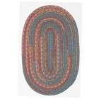 Super Area Rugs 5ft x 5ft Round Braided Rug Easy Clean Area Rug Carpet 