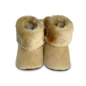  Tan Fur Baby Boots, 12 18 months, by Baby Bella Maya Cell 