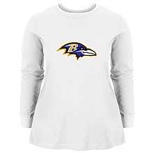 Baltimore Ravens Womens Plus Size Custom Long Sleeve T Shirt    