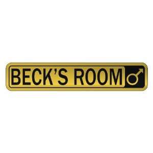   BECK S ROOM  STREET SIGN NAME