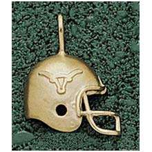 Logo Art Texas Longhorns 10K Gold Helmet Pendant   