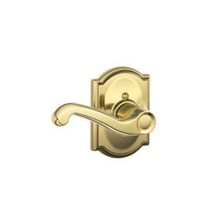   Brass Dummy Flair Style Lever with Camelot Rose