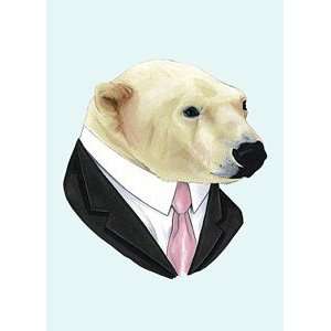  Berkley Illustration Polar Bear Portrait Print
