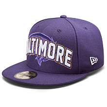 Mens New Era Baltimore Ravens Draft 59FIFTY® Structured Fitted Hat 