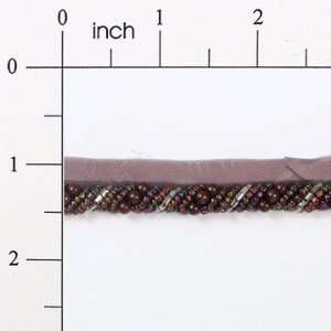  Spiral Beaded Cord Trim with Lip