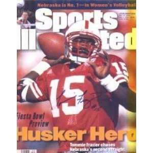 Tommy Frazier autographed Sports Illustrated Magazine (Nebraska 