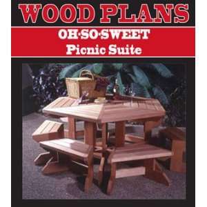   SO SWEET PICNIC SUITE WOODWORKING PAPER PLAN PW10004