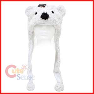   Baby koala Bear Fluffy Plush Lapland Hat  Animal Custums Beanie  