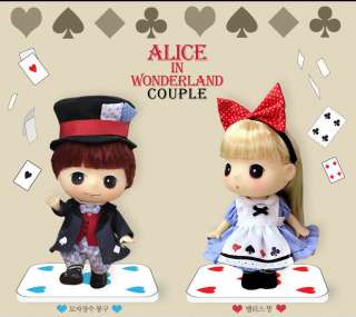 Lovely Cute Doll Figure DDUNG & BONG GU Alice in Wonderland Couple 