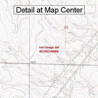   Map   Fort Dodge SW, Kansas (Folded/Waterproof)