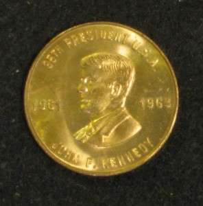 November 22, 1965 John F. Kennedy Memorial Service Papillion,Neb Medal 
