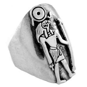  Egyptian Jewelry Silver Horus Ring Jewelry