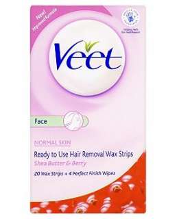 Veet Ready To Use Wax Strips   Normal 20s.   Boots