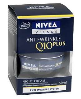 Nivea Visage Q10 plus Anti Wrinkle Night Cream 50ml   Boots