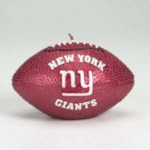  New York Giants 5 Football Candle