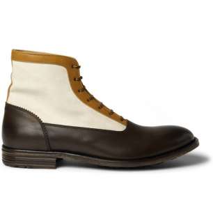   Shoes  Boots  Chelsea boots  Panelled Leather and Suede Boots