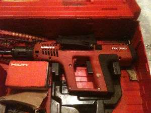 hilti dx750 with case nails attatchments oil used g.c.  