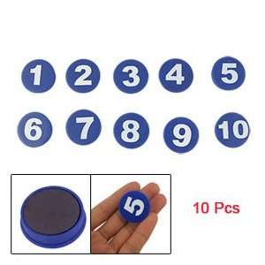   Preschool Educational Magnetic Numbers 0 9 Math Set Blue Toys & Games