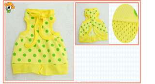 polka dots dress yellow