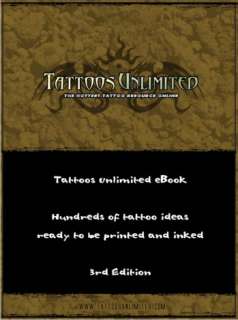 Premium Tattoo Vorlagen Paket   und 1 Tattoo Shop   
