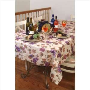  Violet Linen Euro   Vinyard 901 BE European Vineyard Tablecloth 
