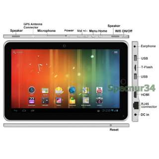    Touch Resistive Screen Zenithink Z102 Android 4.0 GPS HDMI Tablet PC