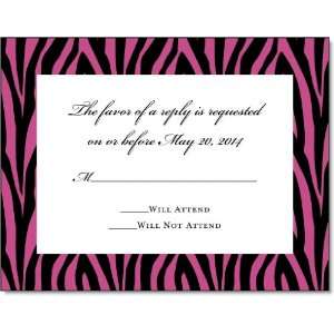  Her First Stripes Pink Response Cards