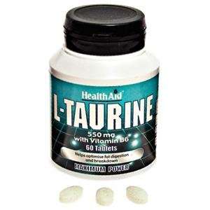  HealthAid L Taurine 550mg (60 Tablets) Beauty