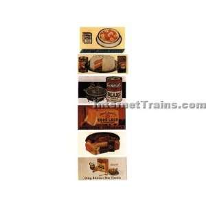  Blair Line N Scale 1920s Food #1 Billboard Signs (6 per 