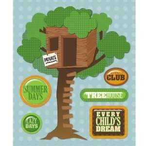  K&Company Treehouse Sticker Medley Arts, Crafts & Sewing