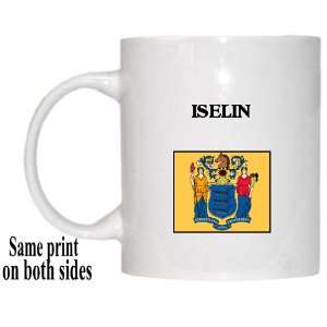    US State Flag   ISELIN, New Jersey (NJ) Mug 