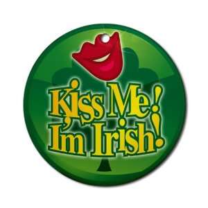  Ornament (Round) Kiss Me Im Irish Clover 