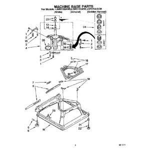  Whirlpool Part Number  388492 For Model #  LSR5132AW0 