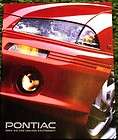 1994 Pontiac FL Firebird Grand Am Grand Prix Brochure