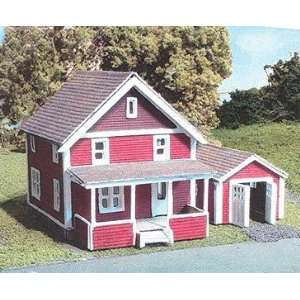   Scale Suburban House & Hudson Garage Combo Laser Art Kit Toys & Games