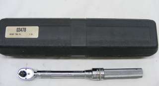 This torque wrench is in good/working condition with normal usage wear 