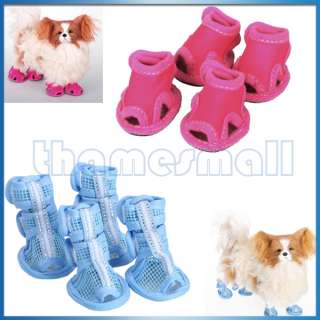   Doggie Velcro Sandals Shoes FOR Outdoor Walking 5sizes U pick  