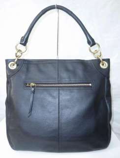 NWT Coach Black Leather Penelope Tote Purse Shoulder Bag 18889  
