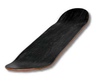 TEX Skateboard blank Deck KIDS STARTER black 7,75  
