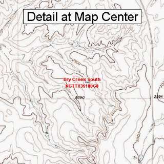   Map   Dry Creek South, Texas (Folded/Waterproof)