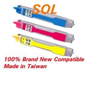  8,000 Pages (3 Pcs) High Yield 3 Colors Compatible NEW Xerox Phaser 